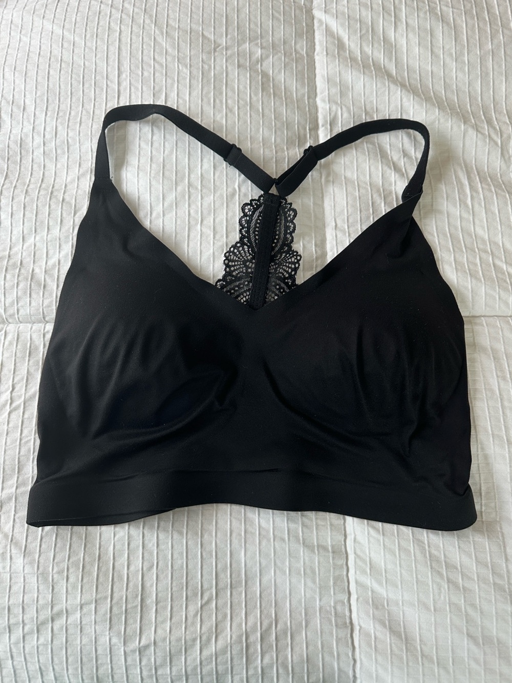 Soma Enbliss Black Lace Racerback Bralette